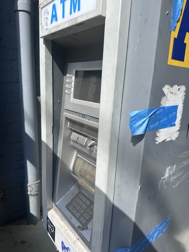 Atm machine outdoor kiosk - atm,