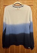 Tog 24 Women's Blue Ombre Long Sleeve Fleece-lined Top Size UK 16. Stunning VGC