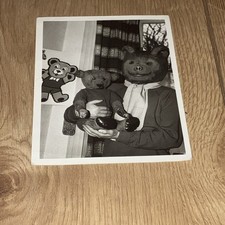 Rupert The Bear - original vintage press photograph. Teddybear