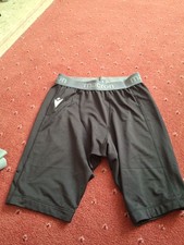 Mens Black Macron Skin Shorts