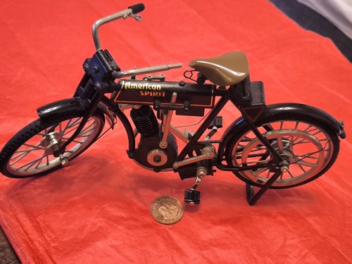 Retro metal motorcycle 1903 - retro,