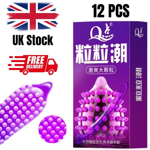 12pcs textured condoms dotted - 12pcs,