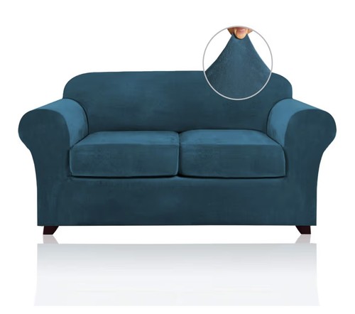 Brand new deep - teal, velvet