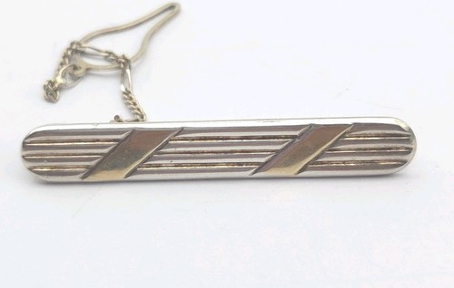 Silver gold plated tie - silver,