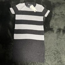 MARY QUANT Dress Border Tight