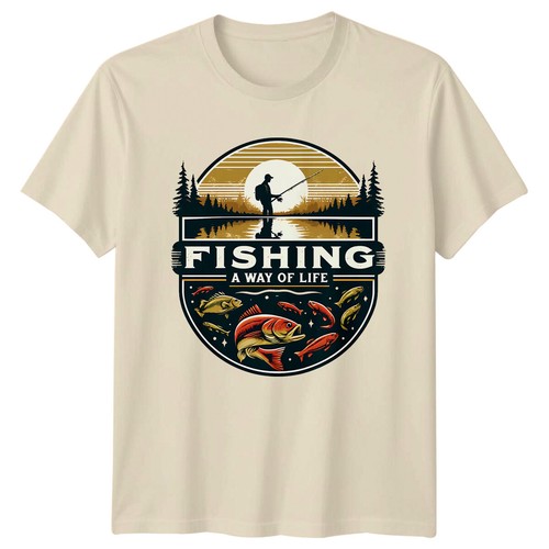 Fishing way life t shirt - fishing,