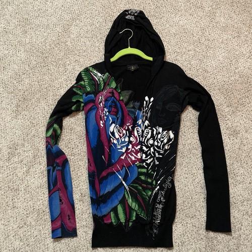 Y2k christian audigier black - y2k,