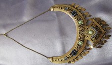 Indian Ethnic Bollywood Style Fashion Gold Coloured Necklace Women Jewellery