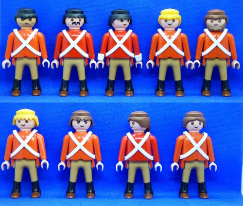 Playmobil pirates 9x red - t-4,