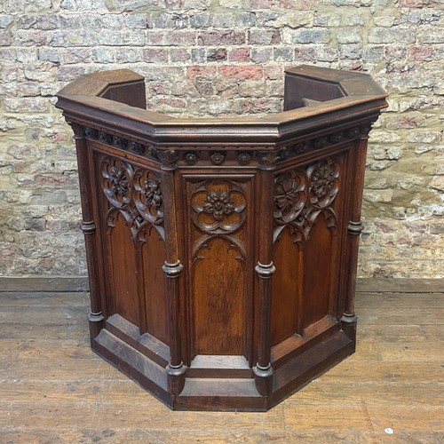 1890s gothic revival - 1890s, carved