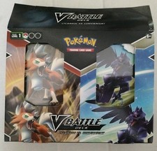 Pokémon TCG v Battle Double Deck Lycanroc vs. Corviknight Opened