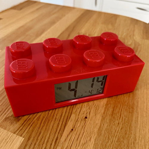 Lego brick digital alarm clock - digital,