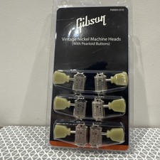 Gibson Vintage Nickel Machine Heads (With Pearloid Buttons) PMMH-010