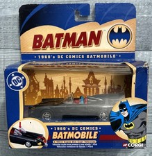Corgi Batman Batmobile & Figure 1960s DC Comics 1:43 Diecast Vehicle Boxed 77301