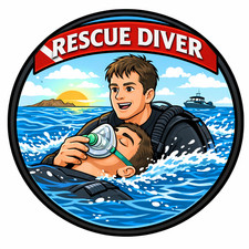Rescue Diver Sticker Decal