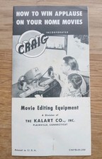 Vintage 1950s Craig Movie