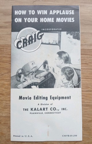 Vintage 1950s craig movie - vintage,