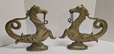 Antique 19th C Pair of Bronze