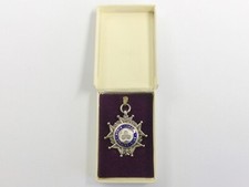 Vintage Sterling Silver North London Cycling Club Medal 1957 12g