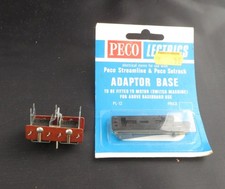 Peco PL-10 Point Motor & PL-12 Adaptor Base