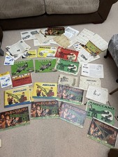 Job lot of Original Meccano Instructions various outfits 30s - 80s ?
