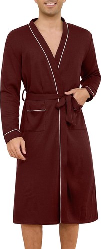 Men waffle dressing gown - men's,