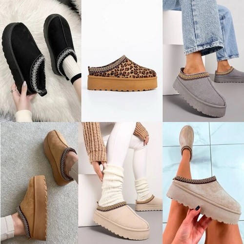 Womens ladies platform warm - platform,