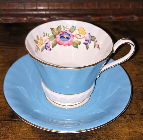 Aynsley coffee cup saucer - aynsley,