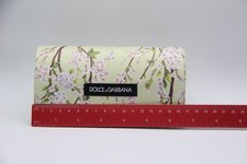NEW DOLCE & GABBANA FLORAL GREEN AUTHENTIC EYEGLASSES SUNGLASSES CASE W/CLOTH