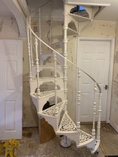 Cast Iron Spiral Staircase Antique