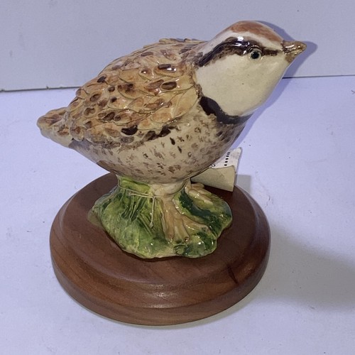 Studio art pottery quail - studio,