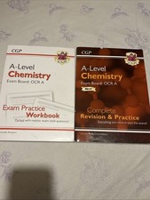 CGP A-Level Chemistry OCR A Complete revision and practice And Workbook Package