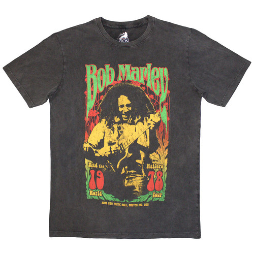 Bob marley stone wash - bob, t-shirt