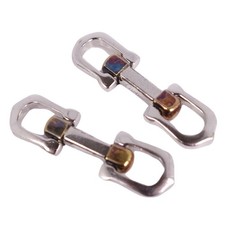 Cartier C-Shape Silver 925 Cufflinks ? Authentic Design