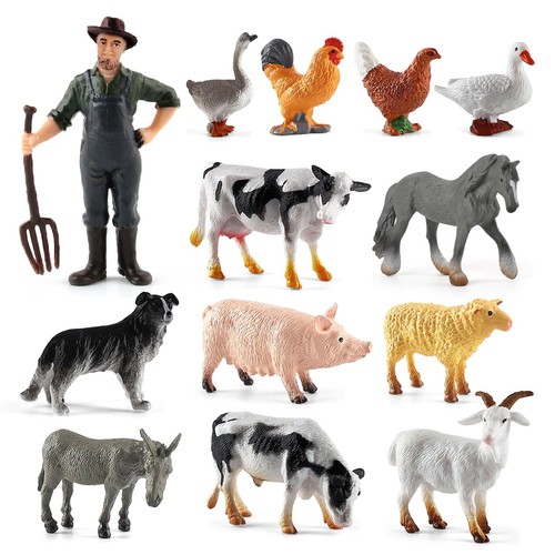 Zhongko 13pcs farm animal toys - zhongko,