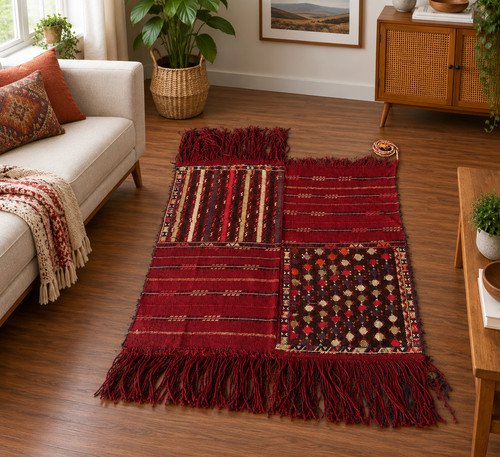 Turkish nomadic kilim rug - nomadic,