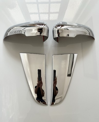 Chrome side vent door mirror - chrome,