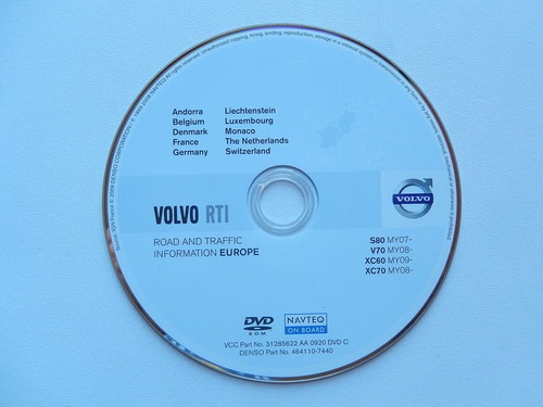 Volvo sat nav disc dvd - volvo,