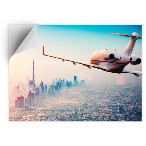 Vinyl sticker private jet - private,