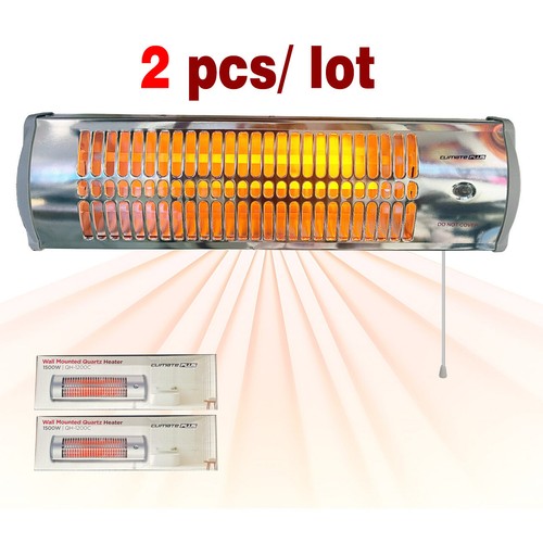 2pcs 1500w quartz wall mount - 1500w,