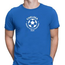 Chelsea FC Football 2025 Tshirt Adult Kids T-Shirt World Cup Winner Fan  Xmas
