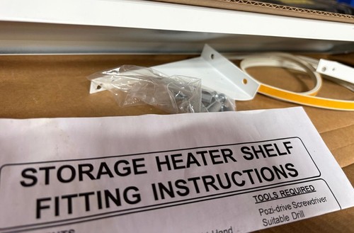 Creda storage heater metal