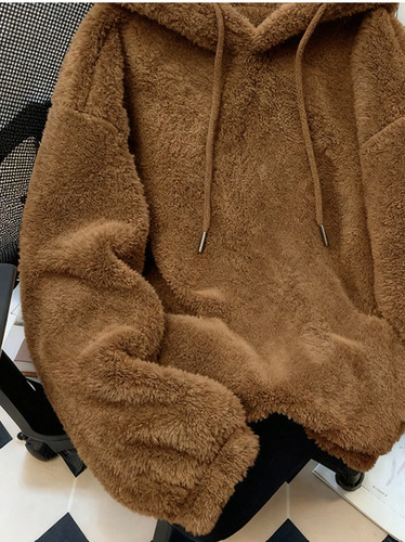 Lamb wool hooded - lamb,