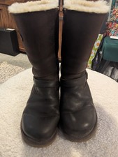 UGG Australia Brown Leather Boots Size 3
