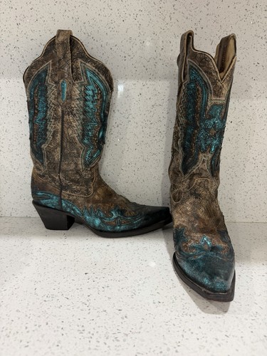 Corral chocolate turquoise - chocolate,