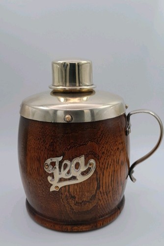 Antique oak barrel loose tea - oak,