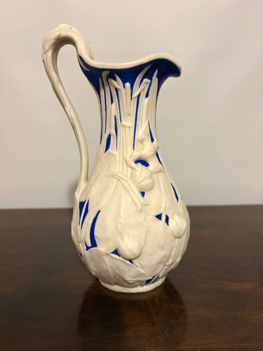 Vintage english blue white - blue,