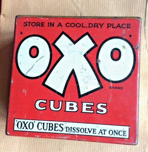 Vintage oxo cubes large - cubes,