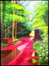 David Hockney Lithograph COA