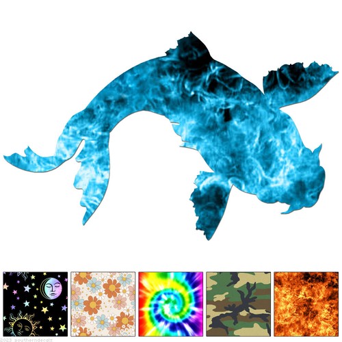 Koi vinyl decal - koi,